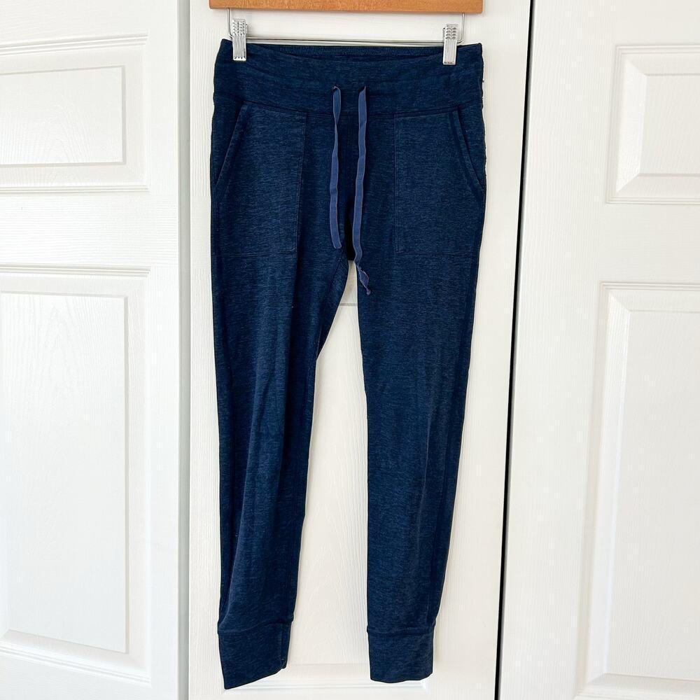Aerie Chill. Play. Move. Navy Blue Jogger Pants Drawstring Waist Size M EUC - Picture 5 of 6